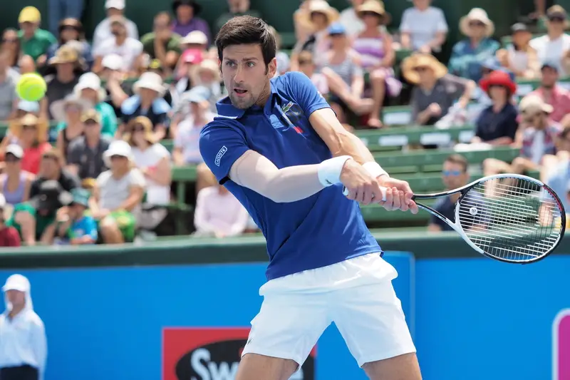 Novak Djokovic HITTING BACKHAND