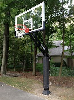 Pro Dunk Platinum 72 Inch Glass Backboard 