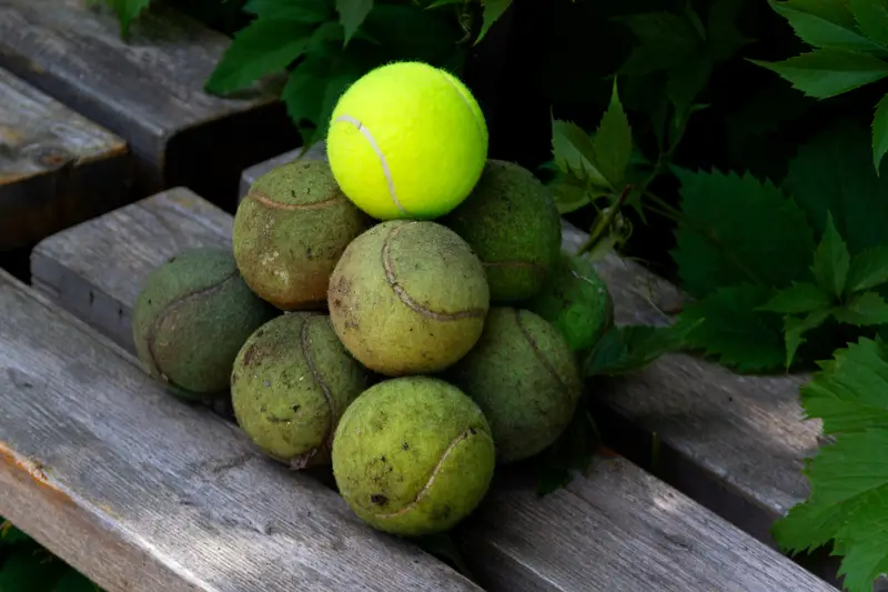 How to clean tennis balls